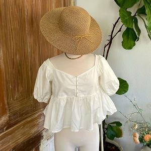 Free people cotton boho top